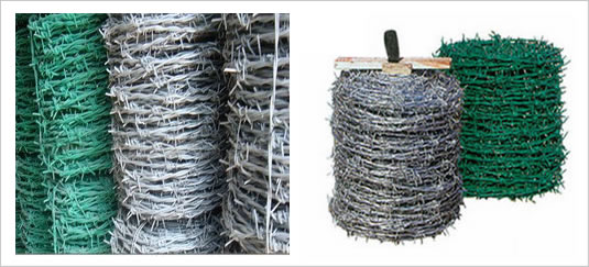 Coated Steel Barbed Wire for Fence Toppings