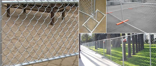 Chain Link Temporary Crowd Control Fencing Panels
